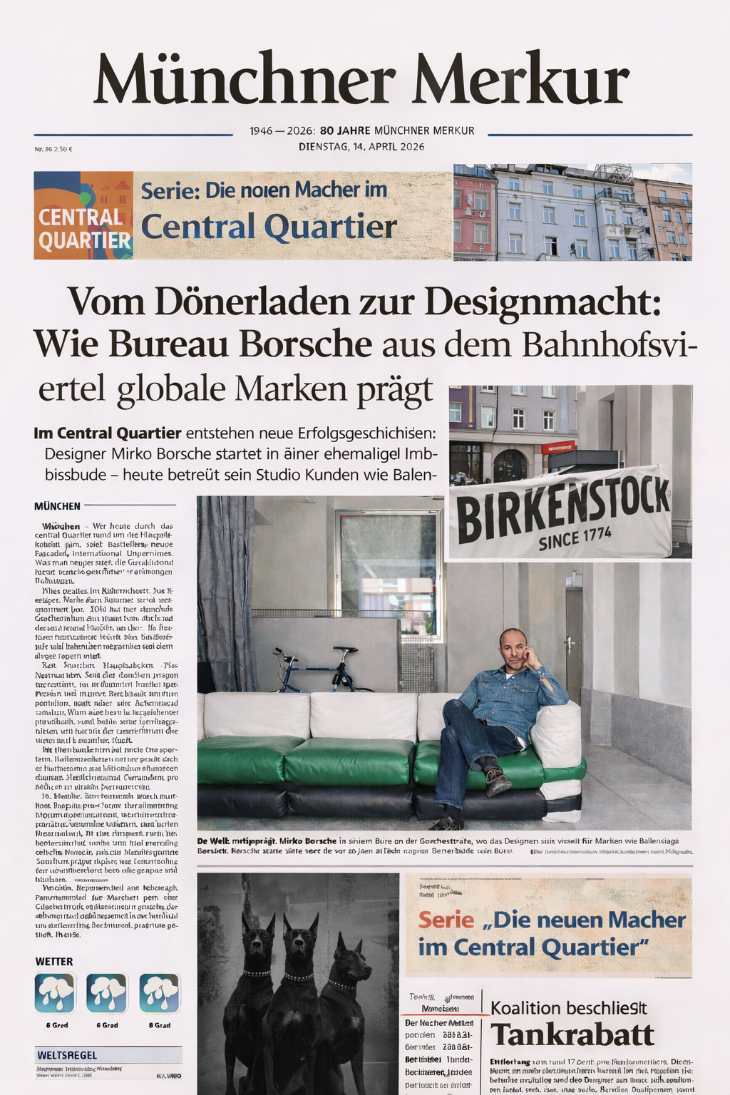 Vom Dönerladen zur Designmacht: Bureau Borsche im Münchner Merkur